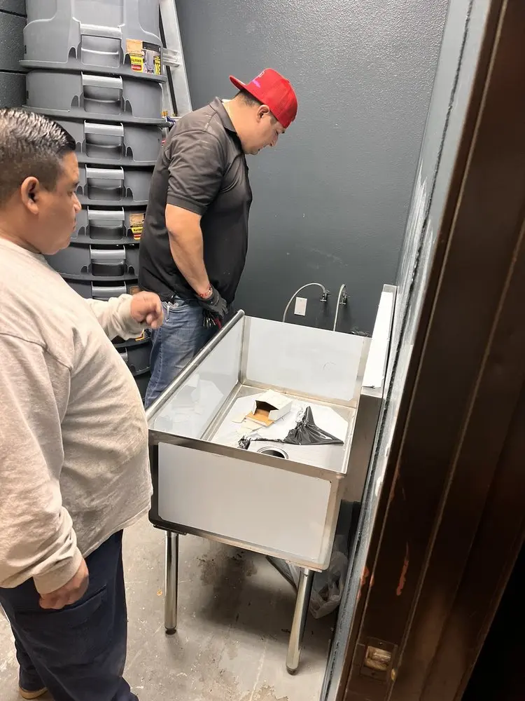 Commercial plumbing and sink installation in Sandy Flat